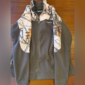Rocky Fleece Jacket Pink Camo